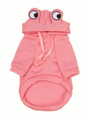 1PC Cute Frog Pet Sweater for Small and Medium Dogs - Green Dog Hoodie with Fun Design - Keep Your Pup Cozy and Stylish