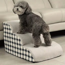 High Density Foam Pet Bedside Stair Steps, 2/3 Step Pet Ladder For Bed, Detachable And Washable