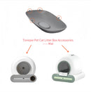 Tonepie Silicone Mat for Automatic Self-Cleaning Cat Litter Box Anti-Skid Bottom Tray Replacement Easy Clean Accessory