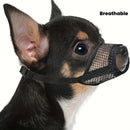 Mesh Muzzle For Short Snout And Small Medium Dogs Anti-Biting, Focus On Brachycephalic Dogs Like Chihuahua Pomeranian