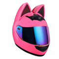 KEMIMOTO Full Face Motorcycle Helmet Cat Ear For Women Motocross Motorbike Men's Moto Helmet Breathable DOT Girlfriend Gift