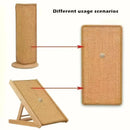 Standing Sisal Cat Scratcher with Hanging Ball, Space Saving Cat Furniture, Protect Sofa Chair Door, No Cat Tree Included