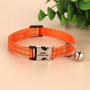 Cat Collar Free Personalized Kitten Collars Engraved Pet Puppy Name Necklace Collars Anti-lost for Cats Small Dogs Adjustable