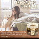 1pc Personalized Dog Collar Velvet, Engraving Custom Name Phone Number ID Tag, Soft Comfy Adjustable Collars For Small Medium La