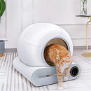 Cat Litter Box 65L Intelligent Cat Toilet Fully Automatic Cleaning Closed Drum Electric Cat Toilet