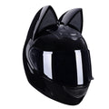 KEMIMOTO Full Face Motorcycle Helmet Cat Ear For Women Motocross Motorbike Men's Moto Helmet Breathable DOT Girlfriend Gift