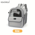 Large Capacity Breathable Mesh Portable Foldable Pet Carrier Backpack for Dog and Cat Outdoor Travel Camping Hiking Supplies