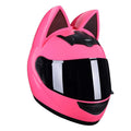 KEMIMOTO Full Face Motorcycle Helmet Cat Ear For Women Motocross Motorbike Men's Moto Helmet Breathable DOT Girlfriend Gift