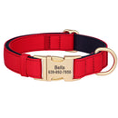 Personalized Dog Collar Waterproof Nylon Dog Collars Soft Padded Pet Necklace Free Engraved for Small Medium Large Dogs Pitbull