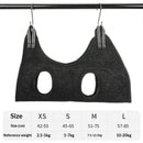 Cats Grooming Hammock Cat Dog Nail Trimming Restraint Bag Anti-Scratch Sling for Small Medium Dogs Adjustable Hanging Helper