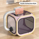 Pet Drying Box Cat Bath Blow Anti-escape Artifact for Puppies and Dogs Blow Drying Bag Household Water Dryer Portable Cat Cage