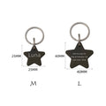 Dog Tag For Pets Personalized Star Shaped Collar Custom Name Phone Number Tag Pet ID Tag Gold Star Free Split Ring