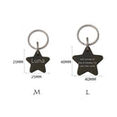 Dog Tag For Pets Personalized Star Shaped Collar Custom Name Phone Number Tag Pet ID Tag Gold Star Free Split Ring