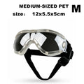 Pet Adjustable Dog Goggles Sunglasses Anti-UV Sun Glasses Eye Wear Protection Black Widely Used Dog Sunglasses Pet Dog Supplies