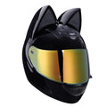 KEMIMOTO Full Face Motorcycle Helmet Cat Ear For Women Motocross Motorbike Men's Moto Helmet Breathable DOT Girlfriend Gift