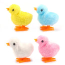 Clockwork Hopping Chicken Cat Toy, Wind Up Jumping Plush Chick for Interactive Play, Funny Walking Toy for Kittens & Cats