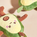 1 cartoon avocado shaped pet plush toy for dogs to interact and play in daily life