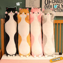 50/70/90/110/130cm Funny Joy Cute Soft Long Cat Plush Toys Pause Office Nap Pillow Bed Sleep Home Decor Doll for Kids Girl Gift