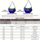1Pc Dog out backpack,Dog Sling Carrier Breathable Mesh Travel Crossbody Bag For Puppy Cat Hiking Camping