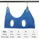 Cats Grooming Hammock Cat Dog Nail Trimming Restraint Bag Anti-Scratch Sling for Small Medium Dogs Adjustable Hanging Helper