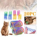 Kitten Coil Spiral Springs Cat Toys Interactive  Gauge Cat Spring Toy Colorful Springs Cat Pet Toy Pet Products
