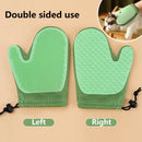 Pet Grooming Glove Efficient Cat Dog Hair Remover Gentle Massage Tool Double Sided Brush Stress Free Easy Hand Wash Remover Glov