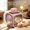 Pet Drying Box Cat Bath Blow Anti-escape Artifact for Puppies and Dogs Blow Drying Bag Household Water Dryer Portable Cat Cage