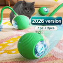 New Cat Interactive Ball Toy Automatic Rolling Cat Ball Rechargeable Smart Kitten Interactive Toy Intelligent Balls Toy for Cat