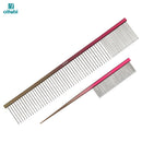 OITABI Professional Pet Grooming Comb, Gradient Pet Deluxe Pointed Tail Comb for Cat & Dog Styling Finishing and Fluffing Comb