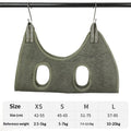 Cats Grooming Hammock Cat Dog Nail Trimming Restraint Bag Anti-Scratch Sling for Small Medium Dogs Adjustable Hanging Helper