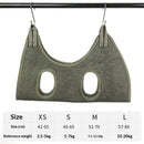 Cats Grooming Hammock Cat Dog Nail Trimming Restraint Bag Anti-Scratch Sling for Small Medium Dogs Adjustable Hanging Helper
