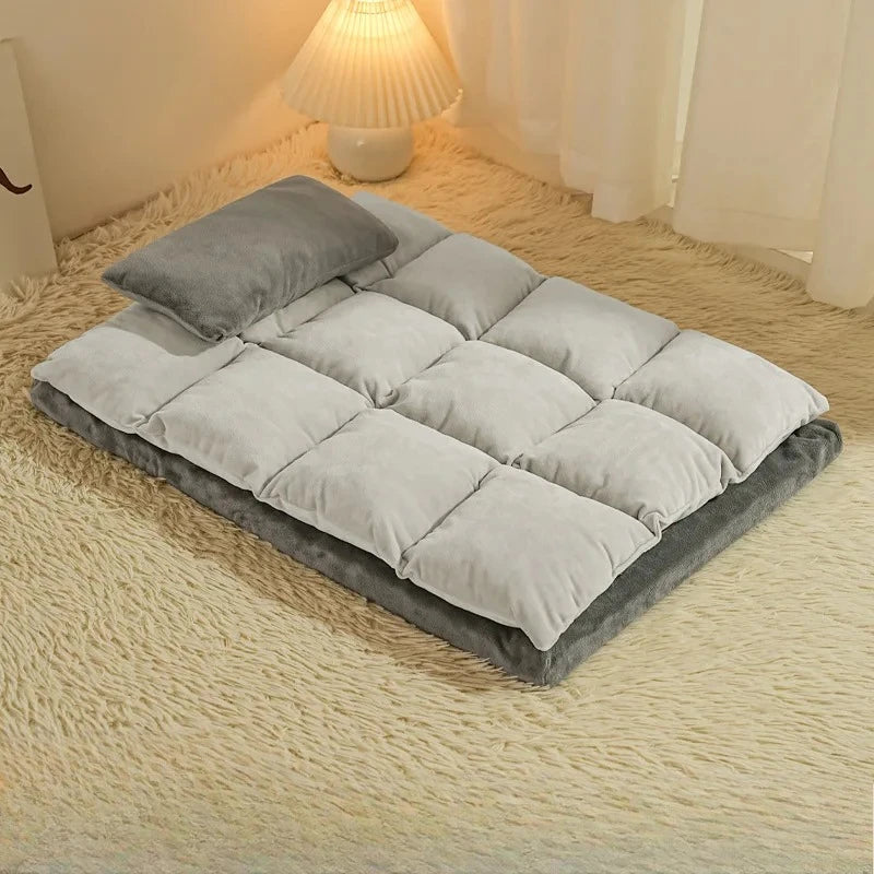 Dog Bed for Small Medium Dogs and Cats Removable and Washable  Autumn/Winter Pet Bed Pad Dishwasher-Safe Puppy Sleeping Beds