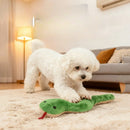 Interactive Snake‑Shape Pet Chew Toy, Bite‑Resistant Plush Sound Toy Teeth‑Cleaning for Kittens Puppies Small Pets