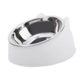 1/2/5pcs Cat Bowl Creative Inclined Kitten Puppy Food Feeding Bowls Stainless Steel Cats Drinking Feeder Pet Dogs Cats Feeders