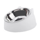 1/2/5pcs Cat Bowl Creative Inclined Kitten Puppy Food Feeding Bowls Stainless Steel Cats Drinking Feeder Pet Dogs Cats Feeders