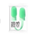 Pet Two-finger Toothbrush Dog Cat Pet Supplies Teeth Cleaning Finger Set Oral Cleaning Tools Pet Two-finger Toothbrush Dog Cat