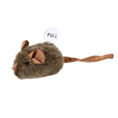 Smart Induction Squeaky Mouse Plush Toy - Sound-Activated Self-Entertainment Cat Teaser Simulation Small Pet Toy for Distraction