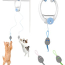 Electric Automatic Interactive Cat Toy USB Rechargeable Fluttering Butterfly Feather Wand for Indoor Enrichment And Stimulation