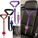 1-pack dog car seat belt, pet car leash, dog seat belt buckle, dog car seat belt Christmas gift, dog car seat cover, dog car sea
