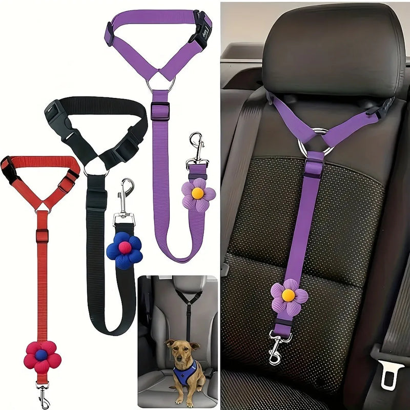 1-pack dog car seat belt, pet car leash, dog seat belt buckle, dog car seat belt Christmas gift, dog car seat cover, dog car sea