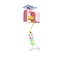 Cats Toys Pet Stress Relief Rechargeable Interactive Hanging Door Automatic Electric Flying Bird Cat Toy for Hunt Elastic Rope