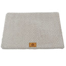 3D Foam Pet Bed With Removable Washable Faux Fur Cover Orthopedic Waterproof Dog Bed For Crate Anti-Slip Bottom Dog Bed