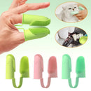 Pet Two-finger Toothbrush Dog Cat Pet Supplies Teeth Cleaning Finger Set Oral Cleaning Tools Pet Two-finger Toothbrush Dog Cat