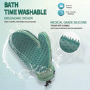 Pet Grooming Glove Efficient Cat Dog Hair Remover Gentle Massage Tool Double Sided Brush Stress Free Easy Hand Wash Remover Glov